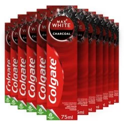 Colgate® 12x Colgate Max White Tandpasta Charcoal