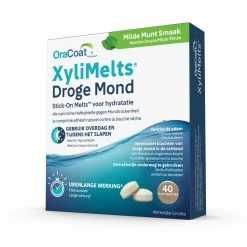 2x Xylimelts Voor Droge Mond Milde Munt